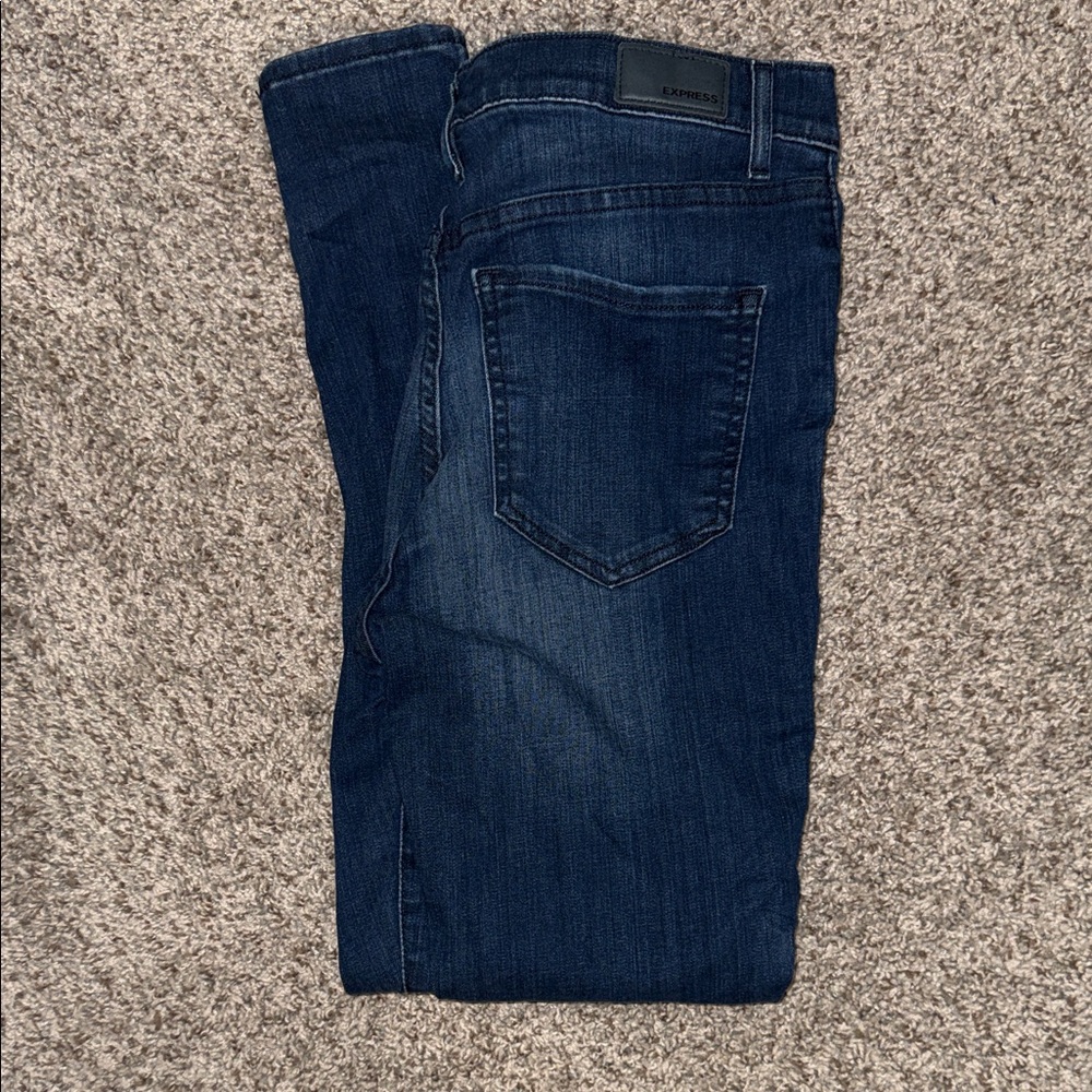 Express women’s  Deep Indigo Slim Jeans